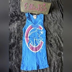GUC Majestic Chicago Cubs Ribbed Tank S